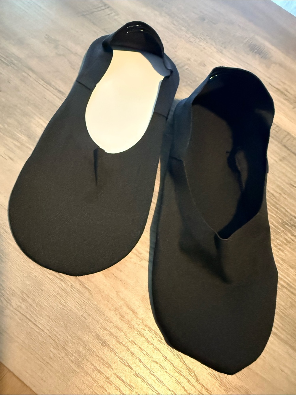 Women's Black No-Show Liner Slippers - Lightweight Low-Profile Socks